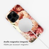 Selencia Cover posteriore Vivid con MagSafe Apple iPhone 15 Pro - Vintage Peony