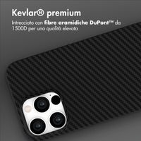 Accezz Cover MagSafe Kevlar® Apple iPhone 15 Pro Max - Nero