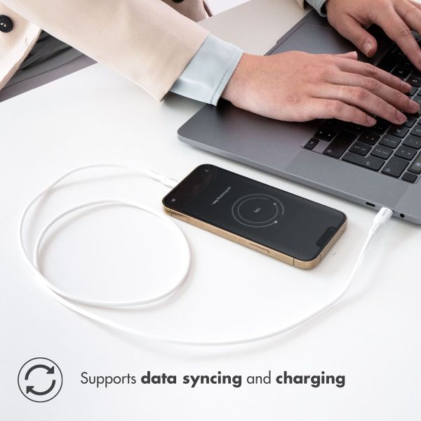 Accezz Cavo da Lightning a USB-C - Certificato MFI - 1 metro - Bianco