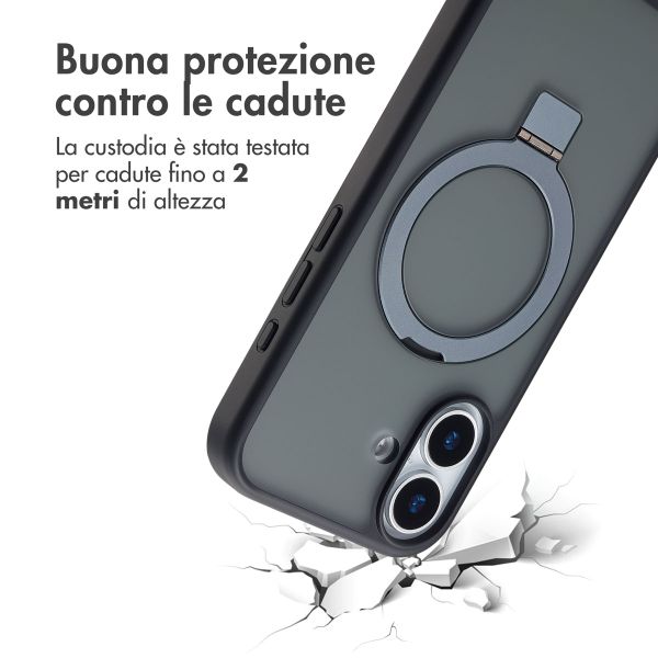 Accezz Cover con anello e supporto con MagSafe Apple iPhone 17 - Nero