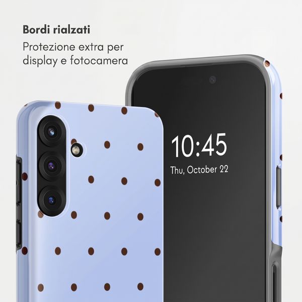 Selencia Cover Posteriore Vivid Samsung Galaxy S25 FE - Happy Dots Digital Sky