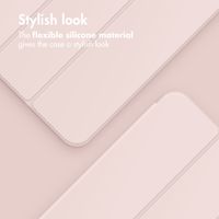 Accezz Cover a libro in silicone Smart Samsung Galaxy Tab A9 Plus - Rosa