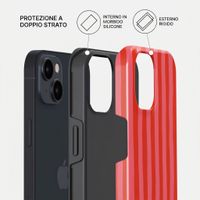 Burga Cover Posteriore Resistente con MagSafe Apple iPhone 15 - Pomegranate