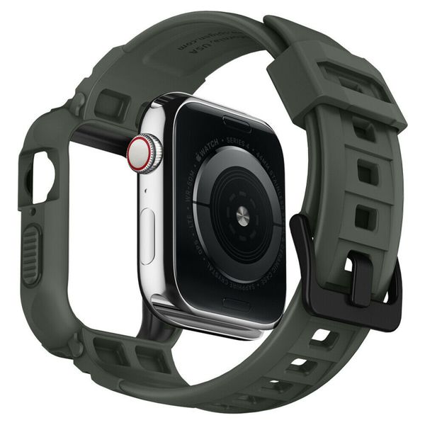 Spigen Cover Rugged Armor™ Pro Apple Watch 44 mm / 45 mm - Verde