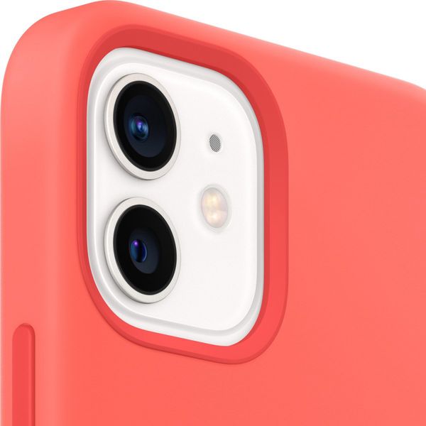 Apple Cover Posteriore in Silicone con MagSafe Apple iPhone 12 Mini - Pink Citrus
