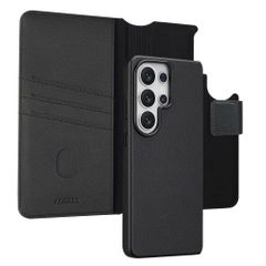 Accezz Cover in pelle 2 in 1 con MagSafe Samsung Galaxy S26 Ultra - Onyx Black