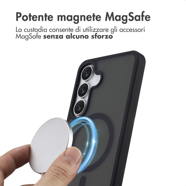 imoshion Cover posteriore Color Guard con MagSafe Samsung Galaxy S25 FE - Nero