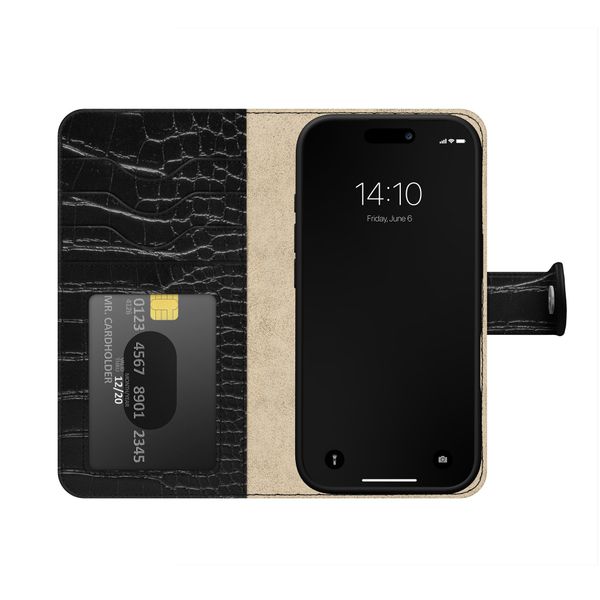 iDeal of Sweden Portafoglio Magnetico Plus Apple iPhone 18 Pro / 17 Pro - Black Croco