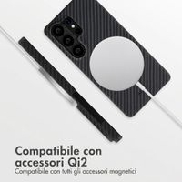 Accezz Cover MagSafe Kevlar® Samsung Galaxy S26 Ultra - Nero