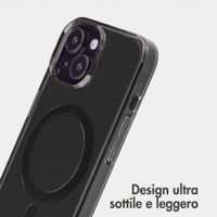 Accezz Lite custodia posteriore con MagSafe Apple iPhone 15 - Smokey Clear