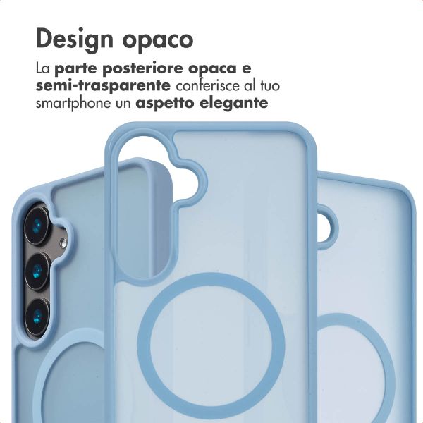 imoshion Cover posteriore Color Guard con MagSafe Samsung Galaxy S24 Plus - Azzurro