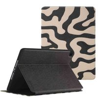 Selencia Cover per tablet Vivid Apple iPad 9 (2021) 10.2 pollici / iPad 8 (2020) 10.2 pollici / iPad 7 (2019) 10.2 pollici - Art Wave Black