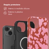 Selencia Cover posteriore Vivid con MagSafe Apple iPhone 14 - Moo’d Blush Pink