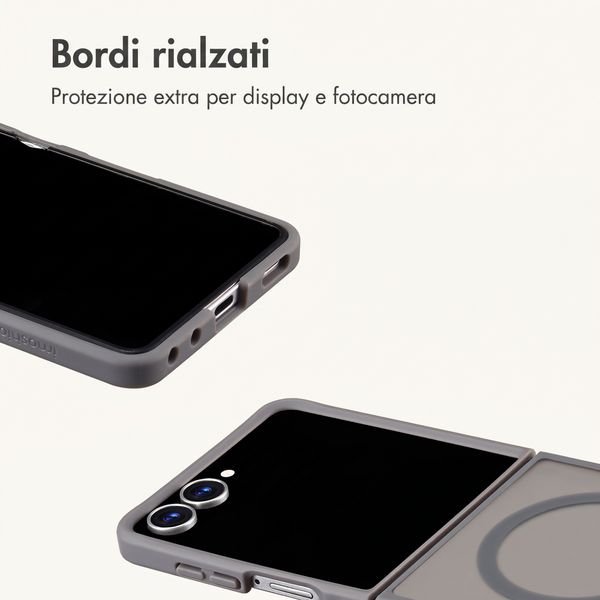 imoshion Cover posteriore Color Guard con MagSafe Samsung Galaxy Z Flip 8 - Grigio