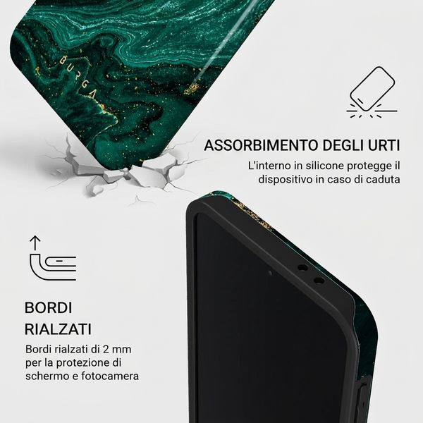 Burga Cover Posteriore Resistente Samsung Galaxy A37 (5G) - Emerald Pool