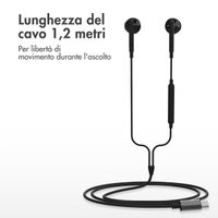 Accezz Auricolari - Con cavo - Connessione USB-C - Nero