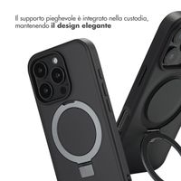 Accezz Cover con anello e supporto con MagSafe Apple iPhone 16 Pro Max - Nero