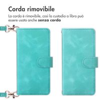 imoshion Cover a libro con Cordino Google Pixel 9A - Turchese