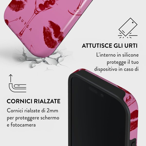 Burga Cover Posteriore Resistente con MagSafe Apple iPhone 16 Pro - Call me