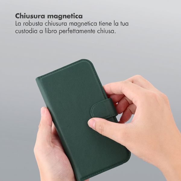 Accezz Cover a libro Edge rimovibile con MagSafe Apple iPhone 18 Pro / 17 Pro - Verde