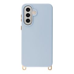 Selencia Cover posteriore Rivièra con MagSafe con ganci rimovibili Samsung Galaxy A57 (5G) - Powder Blue