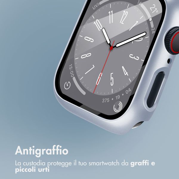 imoshion Cover rigida integrale Apple Watch 7 / 8 / 9 - 45 mm - Argento