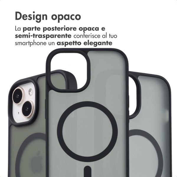 imoshion Cover posteriore Color Guard con MagSafe Apple iPhone 15 - Nero