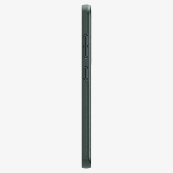 Spigen Cover posteriore Thin Fit MagSafe Samsung Galaxy S25 - Abyss Green