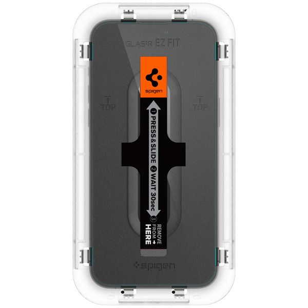 Spigen Vetro temperato GLAStR EZ Fit, confezione da 2 + Applicatore Apple iPhone 14 Pro Max
