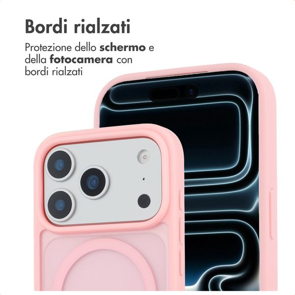 imoshion Cover posteriore Color Guard con MagSafe Apple iPhone 17 Pro Max - Rosa chiaro