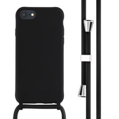 imoshion Cover in Silicone con Cordino Apple iPhone SE (2022 / 2020) / 8 / 7 - Nero