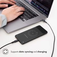 Accezz Cavo da USB-C a USB-C - 2 metri - Nero