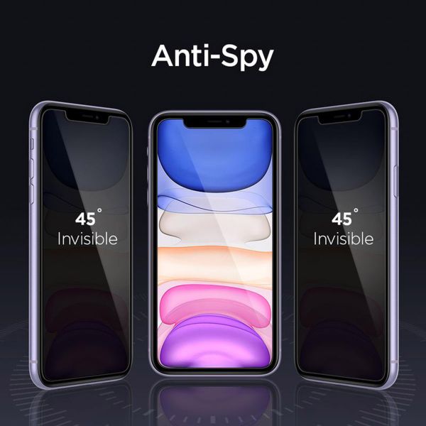 Spigen Vetro temperato GLAStR EZ Fit, confezione da 2 + Applicatore Apple iPhone 11