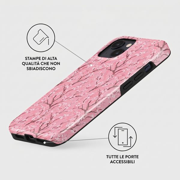 Burga Cover Posteriore Resistente con MagSafe Apple iPhone 14 - Sakura