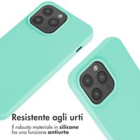 imoshion Cover in Silicone con Cordino Apple iPhone 15 Pro Max - Menta verde