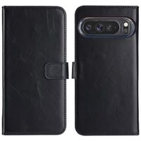 Selencia Cover a libro in vera pelle Google Pixel 9 Pro XL - Nero