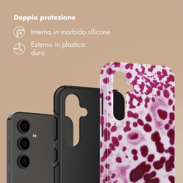 Selencia Cover Posteriore Vivid Samsung Galaxy S24 FE - Cosmic Orchid