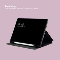 Selencia Cover per tablet Vivid Samsung Galaxy Tab A9 Plus - Marble Plum