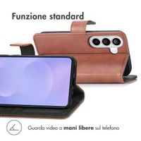 imoshion Cover a libro di Lusso Samsung Galaxy S26 - Marrone