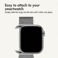imoshion Milanees magnetisch bandje Apple Watch | 38/40/41/42 mm - Zilver