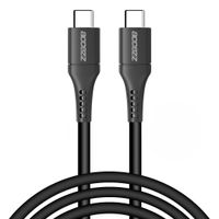 Accezz Cavo da USB-C a USB-C - 2 metri - Nero
