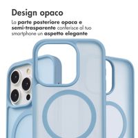 imoshion Cover posteriore Color Guard con MagSafe Apple iPhone 15 Pro - Azzurro