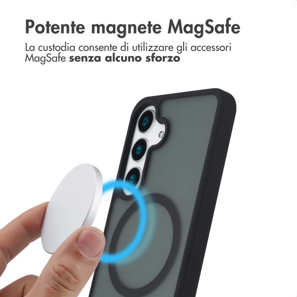 imoshion Cover posteriore Color Guard con MagSafe Samsung Galaxy S25 - Nero