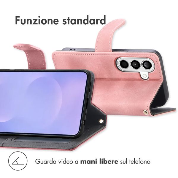 imoshion Cover a libro con Cordino Samsung Galaxy S26 - Rosa