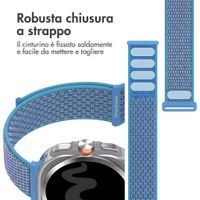 imoshion Cinturino in nylon Samsung Galaxy Watch Ultra (2024/2025) - Marine Blue