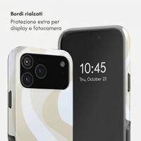 Selencia Cover Posteriore Vivid Apple iPhone 18 Pro Max - Desert Waves Beige