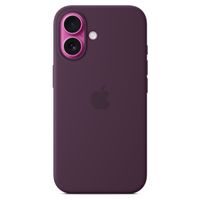 Apple Cover Posteriore in Silicone con MagSafe Apple iPhone 16 - Plum