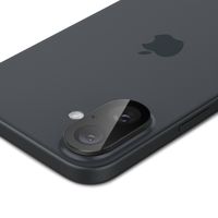 Spigen Optik Lens Protector - Protezione completa della fotocamera (confezione da 2) per Apple iPhone 16 / 16 Plus - Black