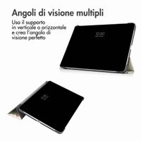 imoshion Cover Trifold Design Apple iPad Air 11 pollici (2026) M4 / (2025) M3 / (2024) M2 / Air 5 (2022) / Air 4 (2020) - Garden Stripes