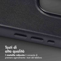 Accezz Cover in Pelle con MagSafe Apple iPhone 15 Pro - Onyx Black